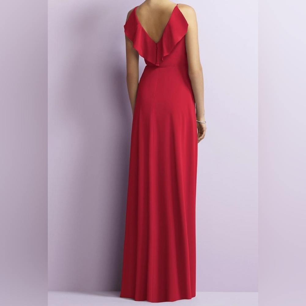 Jenny Yoo Elegant Red Maxi Dress - Picture 4 of 11